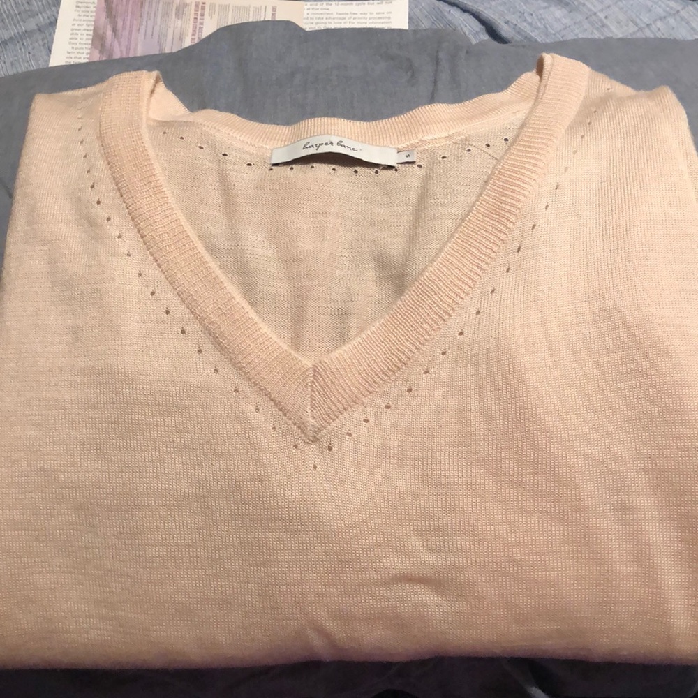 Harper Lane Color Block Sweater - Picture 2 of 3